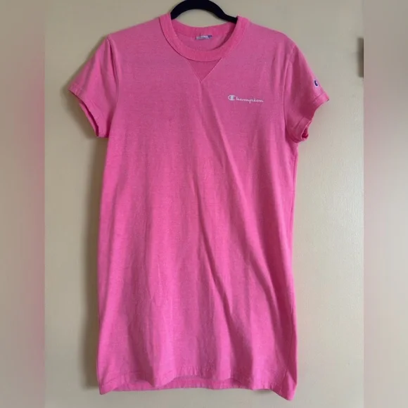 Champion Vibrant Pink Tee Dress - Picture 1 of 3